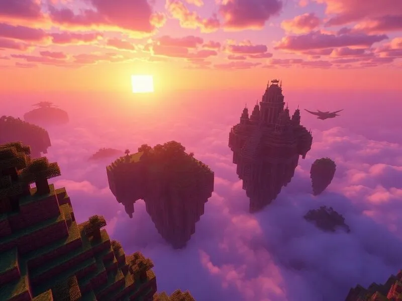 Alpha Universe Minecraft survival server preview